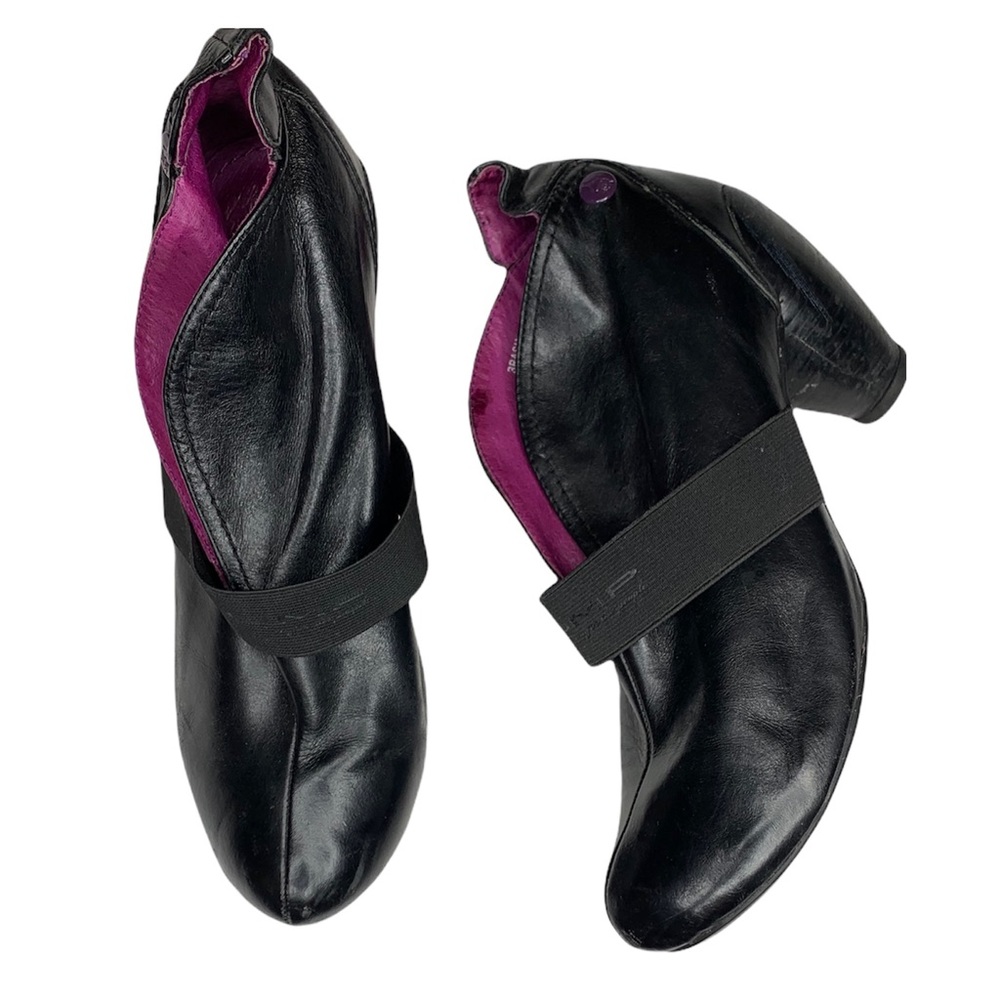 Jump for the People black booties, 8.5
